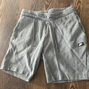 Gray Nike gym shorts